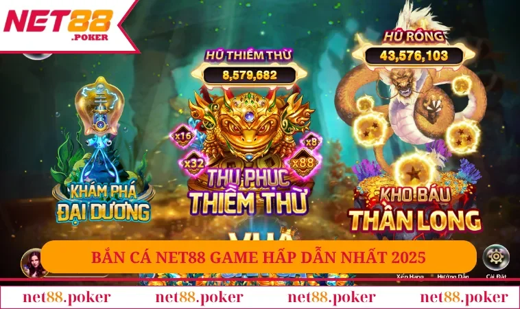 Bắn Cá NET88 1 Bắn cá NET88 game hấp dẫn nhất 2025