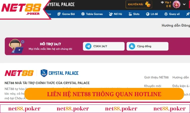 Liên hệ NET88 2 Liên hệ NET88 thông quan Hotline