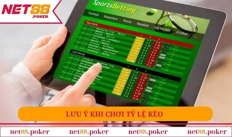 Các Tỷ Lệ Kèo Trong Bóng Đá Cơ Bản Dành Cho Người Mới 2 Lưu ý khi chơi các tỷ lệ kèo trong bóng đá