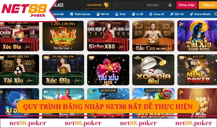 Đăng nhập NET88 1 Quy trình đăng nhập NET88 rất dễ thực hiện