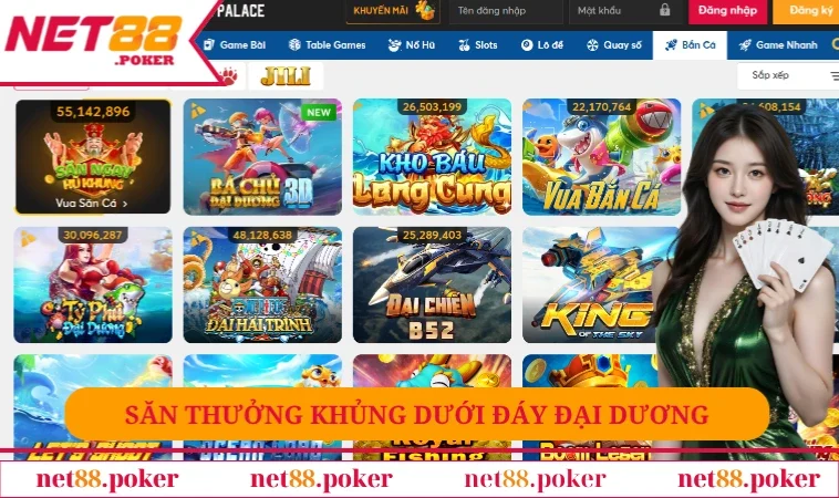 Net88 18 Săn thưởng khủng dưới đáy đại dương