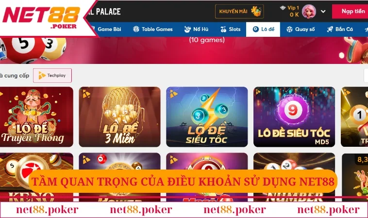 Điều khoản sử dụng NET88 1 Tầm quan trọng của điều khoản sử dụng NET88