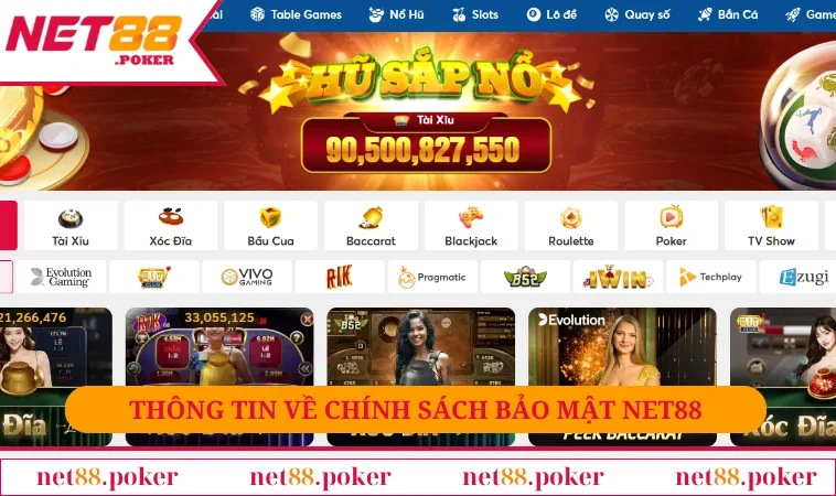 Chính sách bảo mật NET88 1 Thông tin về chính sách bảo mật NET88