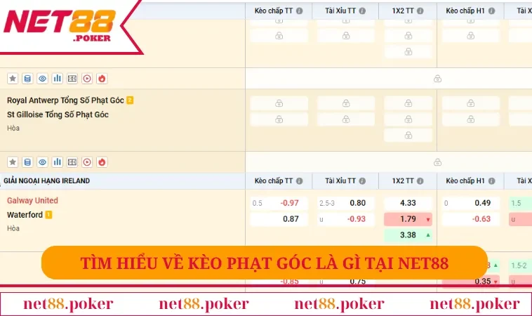 Kèo Phạt Góc Là Gì? Hướng Dẫn Cách Cược Chuẩn Xác Từ Cao Thủ 1 Tìm hiểu về kèo phạt góc là gì tại Net88
